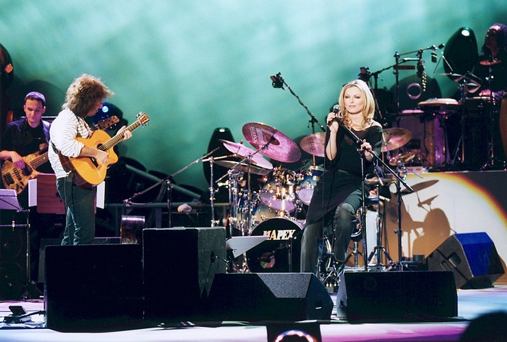 Anna Maria Jopek i Pat Metheny (grudzień 2002 r.)