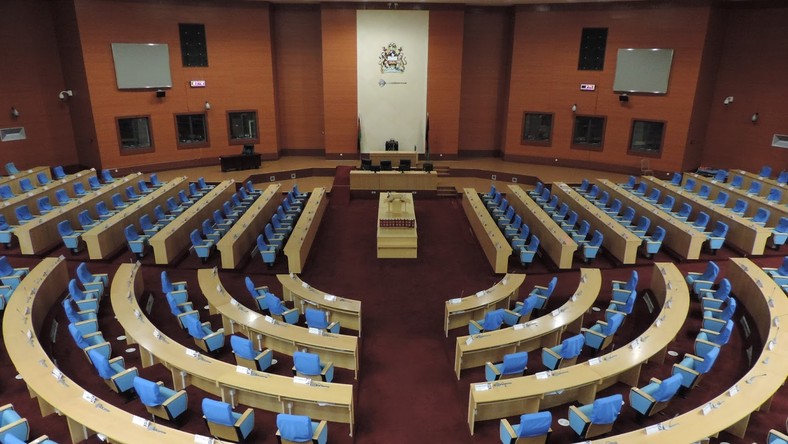 Inside Malawi's new parliament. (litwilleradventures)