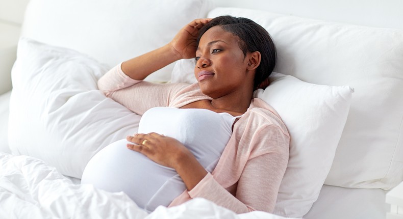 Sick pregnant woman(American Heart Association)