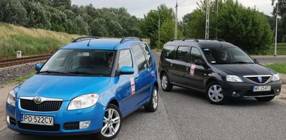 Skoda Roomster kontra Dacia Logan MCV: drożej nie zawsze znaczy więcej