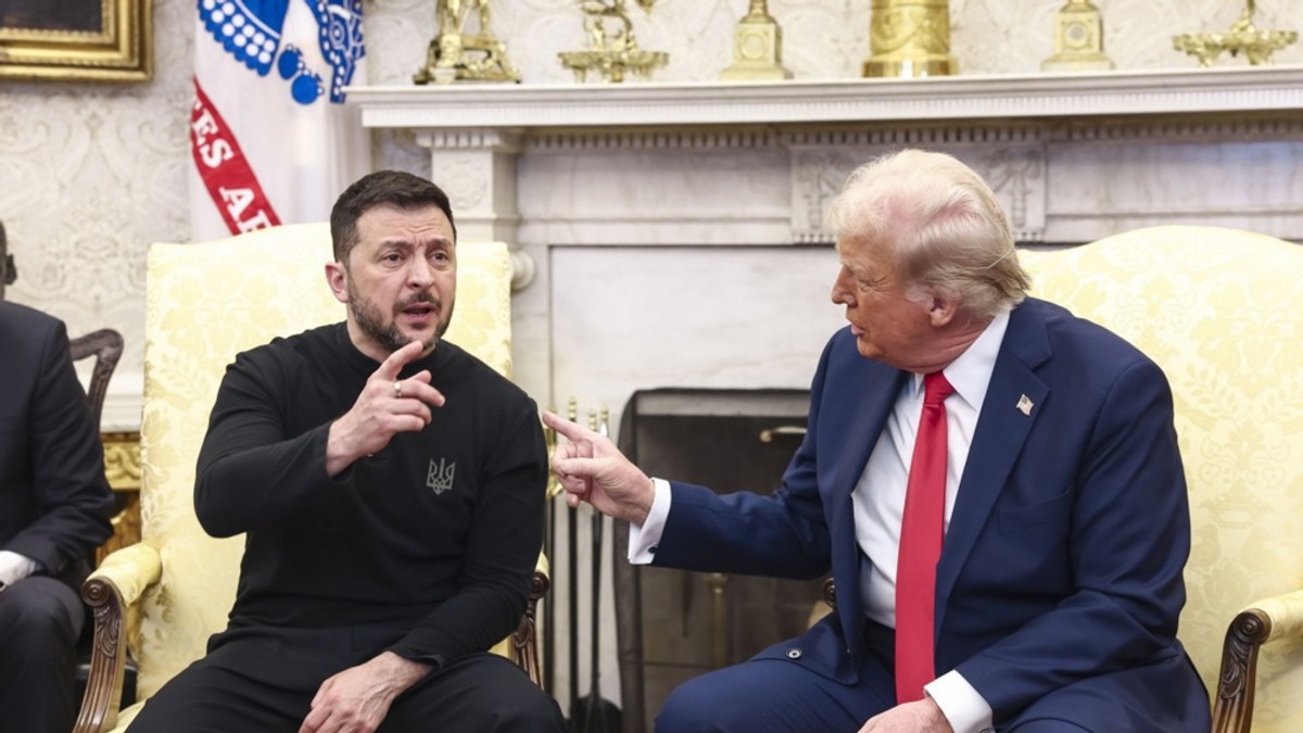 Volodimir Zelenski i Donald Tramp u Beloj kući 28. februara 2025.