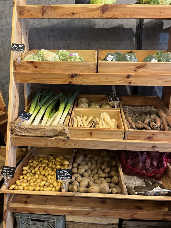 vegetables in "Zieleniak in Wilanow"