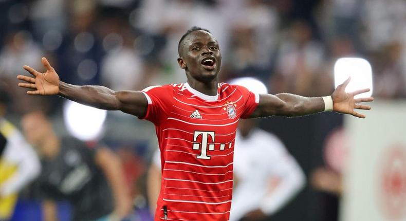 Sadio Mane opened his UCL account for Bayern 