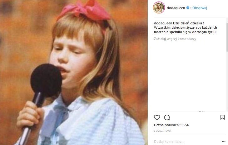 Doda w dzieciństwie