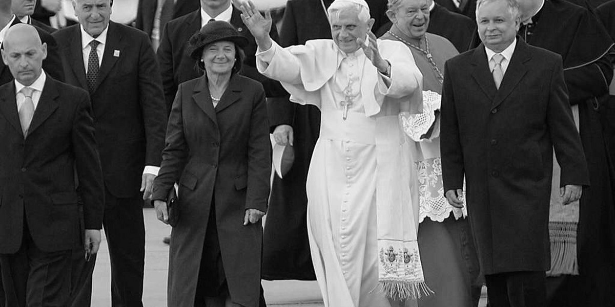 lech kaczyński,  maria, papież, benedykt XVI