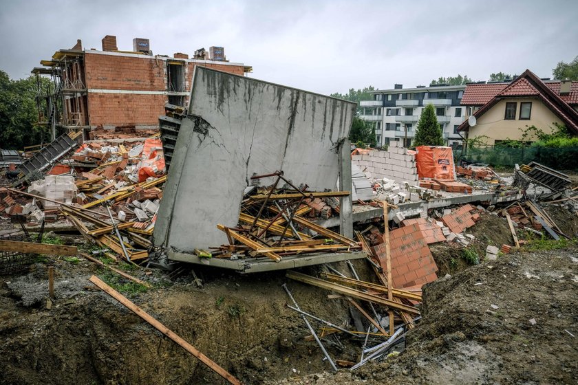 Zawalił się blok w Bielsku-Białej