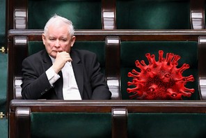 Jarosław Kaczyński i koronawirus