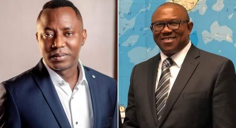 Omoyele Sowore and Peter Obi