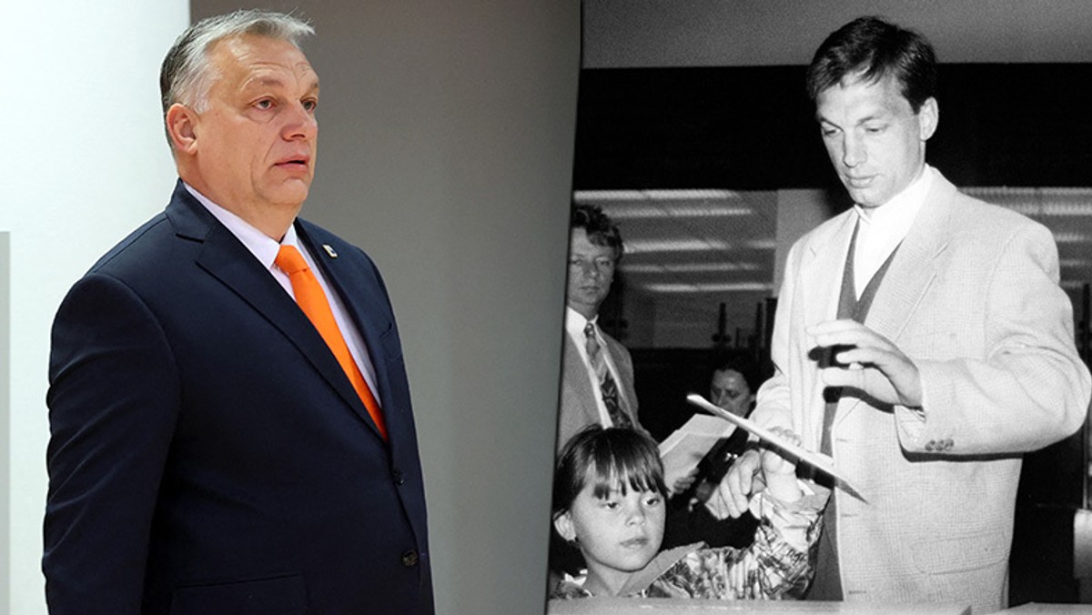 Viktor Orban w 2022 r. i w 1994 r. 