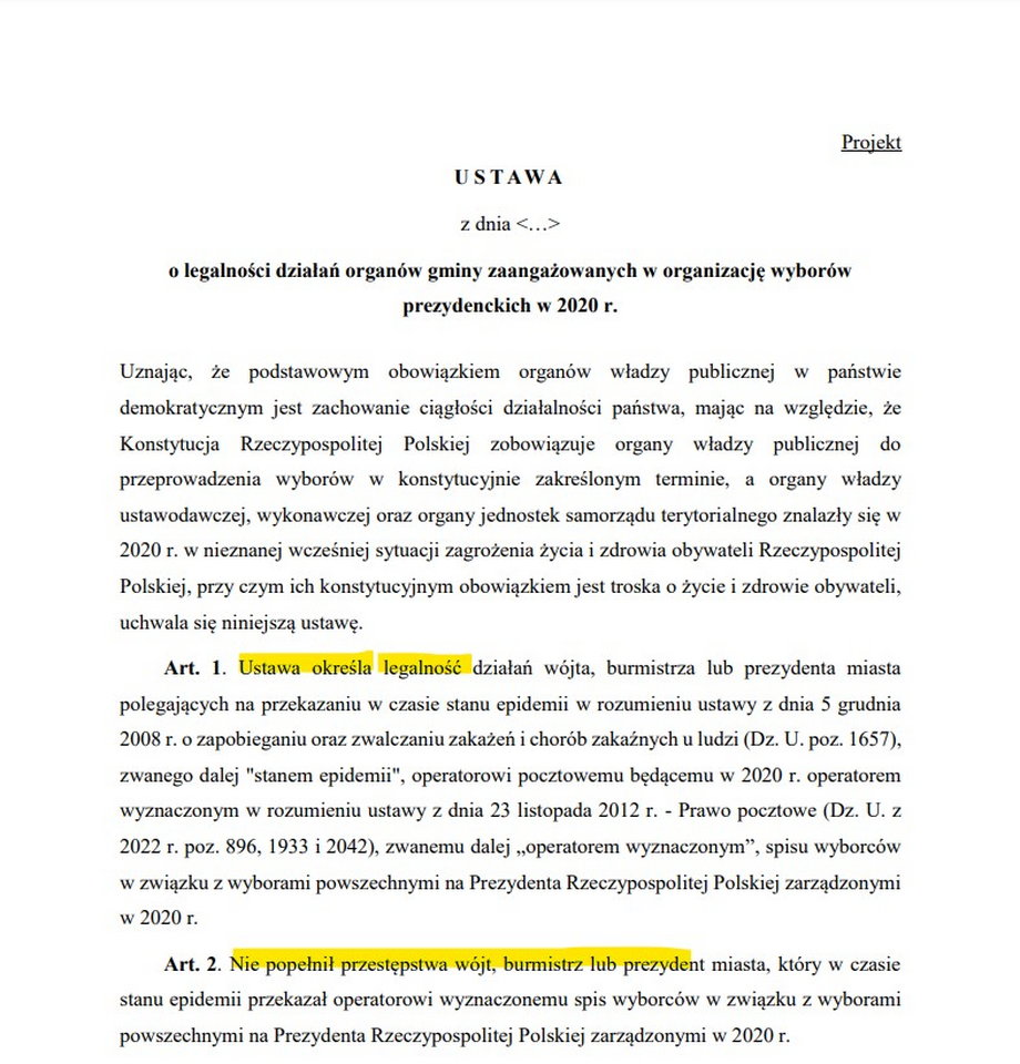 Ustawa wpłynęła do Sejmu w czwartek 20 października 2022 r.