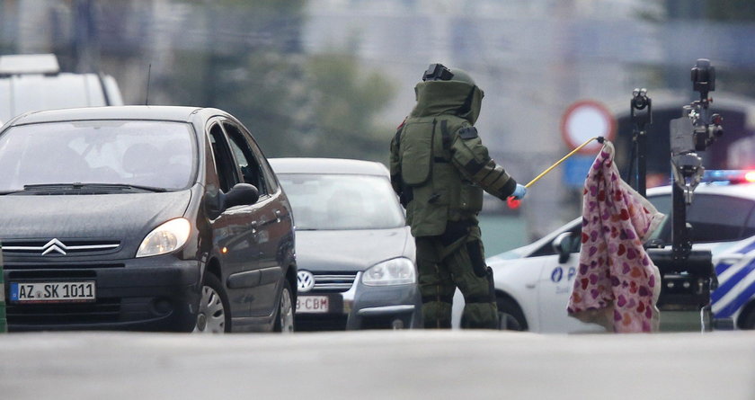 Pościg i strzały w Brukseli. Kierowca twierdził, że ma bombę