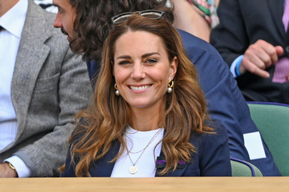 Kate Middleton na trybunach Wimbledonu