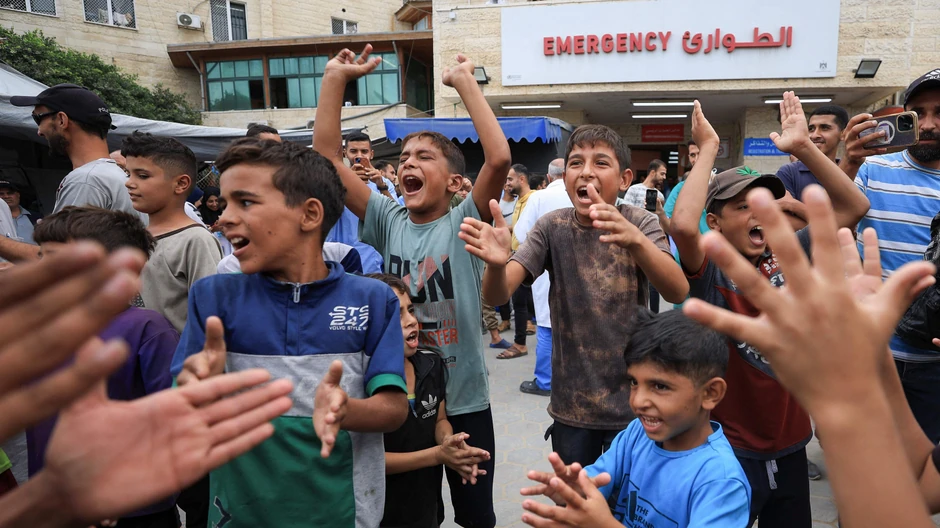 Palestinska deca slave pošto su Izrael i Hamas postigli dogovor o prvoj fazi prekida vatre | Foto: Reuters