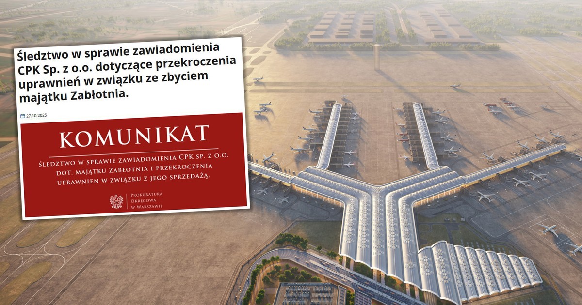 Afera wokół działki pod CPK nabiera tempa. Prokuratura wszczęła śledztwo