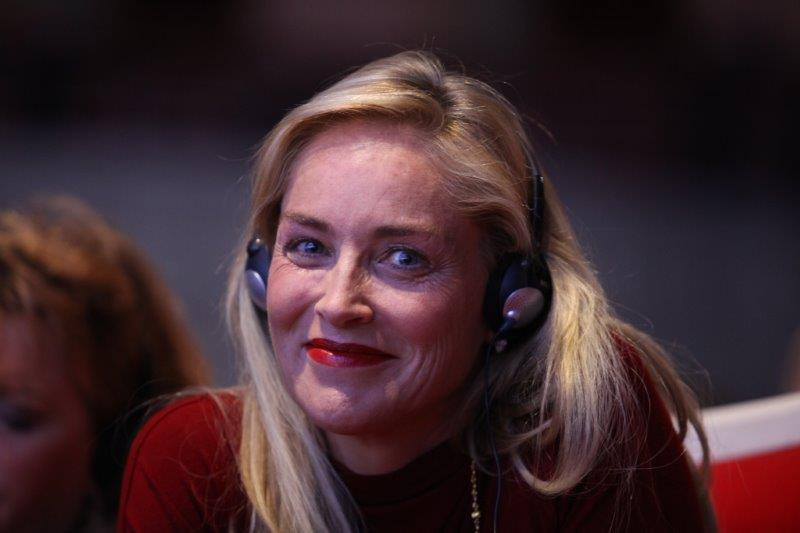 Sharon Stone w Warszawie
