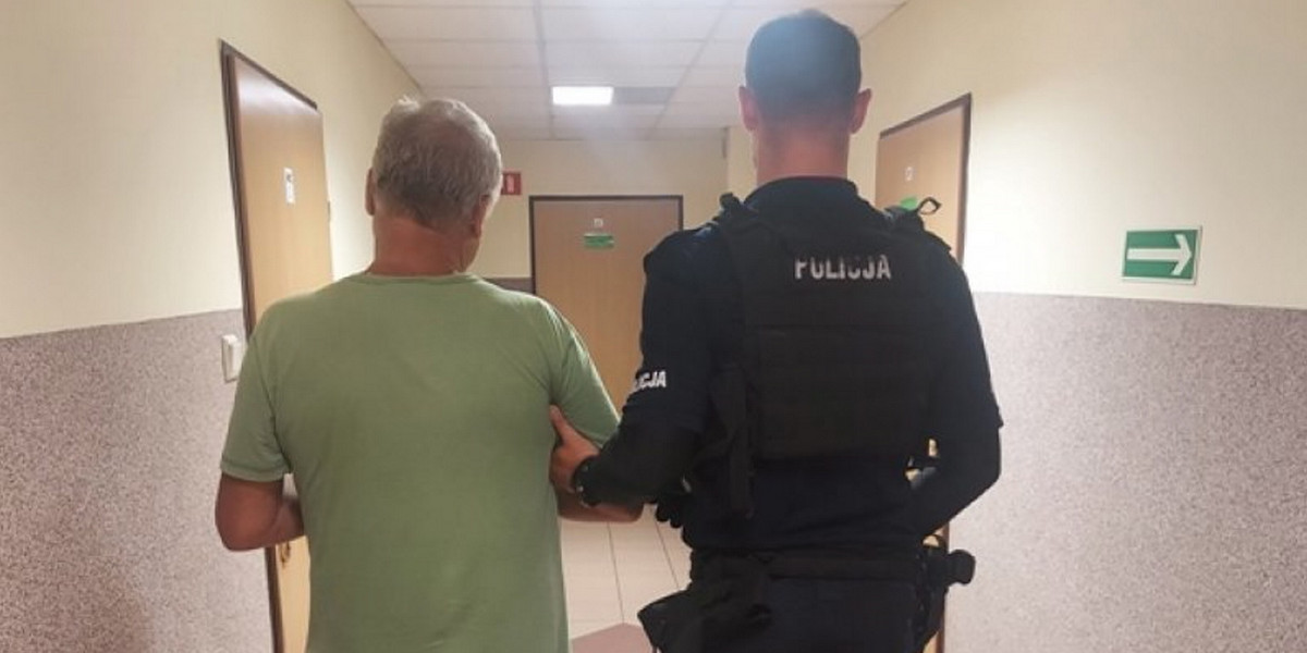 58-latek prosto ze szpitala trafił do policyjnej celi