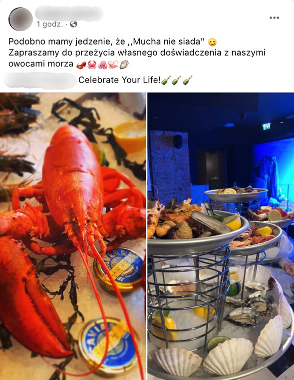 Restauracja ironicznie odpowiada na krytykę Anny Muchy