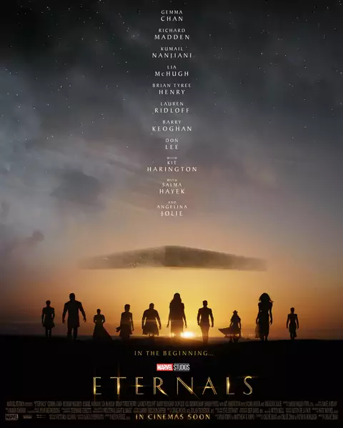 Plakat &quot;Eternals&quot;, nowego filmu Marvela w reżyserii Chloe Zhao