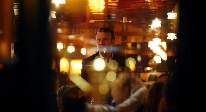 Emmanuel Macron has come under fire for a party at a glitzy Parisian brasserie