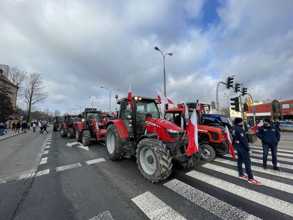 Lublin: protest rolników z Agrounii