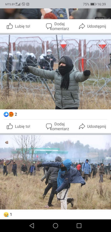 Zdjęcia, jakie wysyłają sobie Białorusini na portalach społecznościowych 