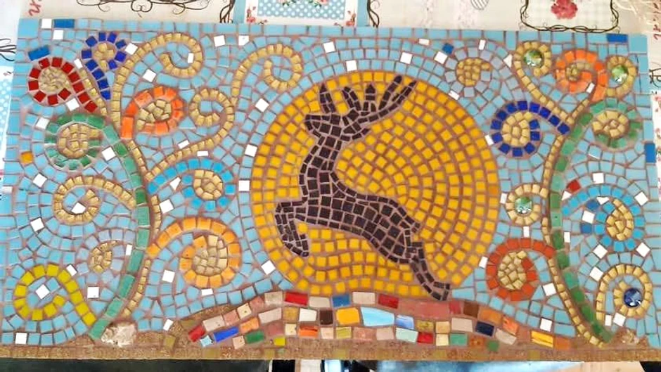 Mozaik autora Milana Vučkovića 