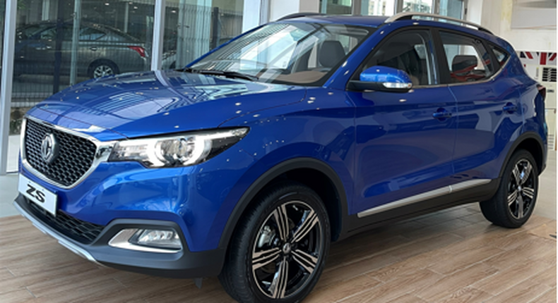 A compact SUV, the MG ZS
