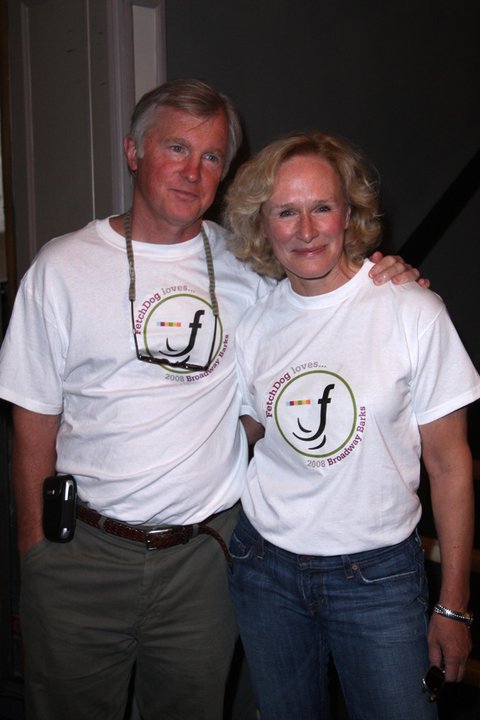 David Shaw i Glenn Close (2008 r.)