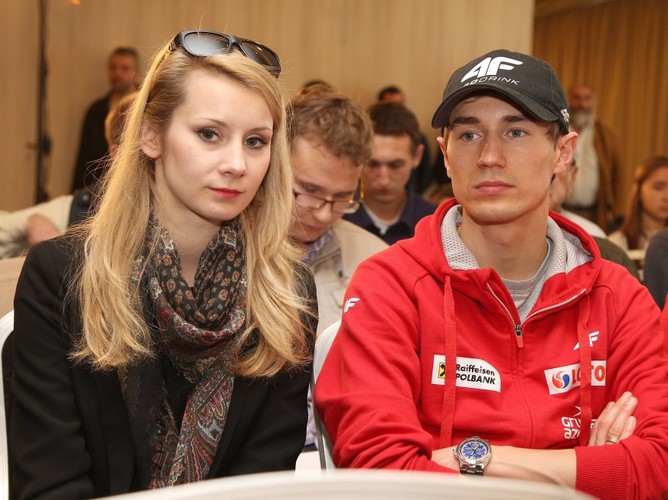 Ewa Bilan-Stoch i Kamil Stoch 28 października 2013 r.