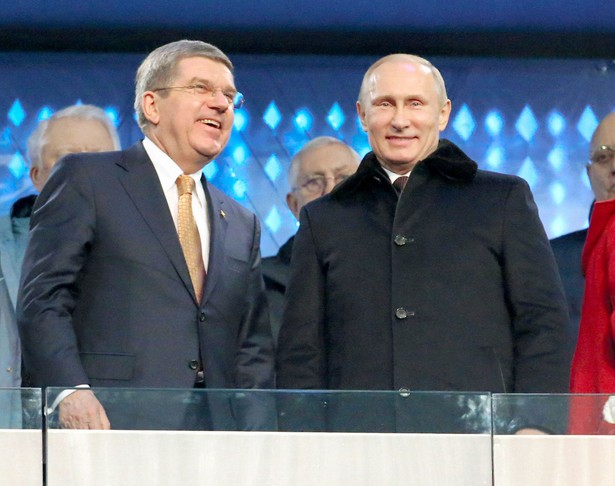 Thomas Bach i Władimir Putin