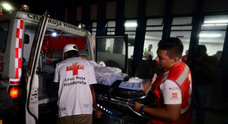 Supporters of Olimpia and Motagua teams -- bitter local rivals -- rioted outside of Tegucigalpa’s National Stadium