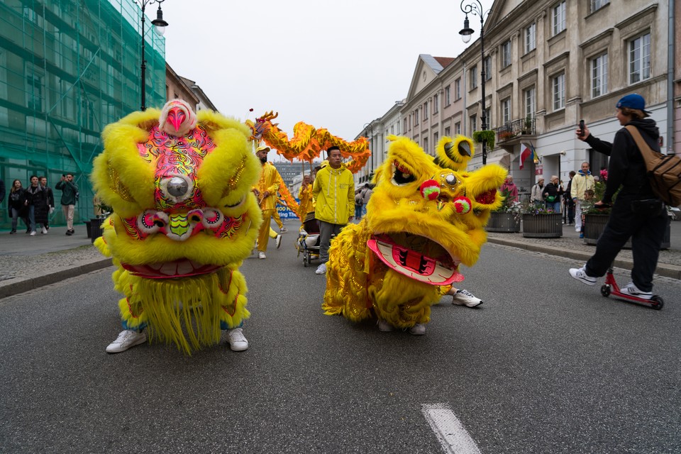 Marsz Falun Gong w Warszawie