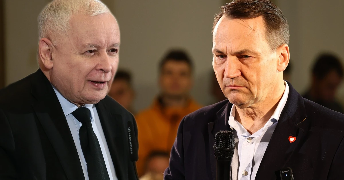 Kaczyński o Sikorskim: "Traktuję go niepoważnie"