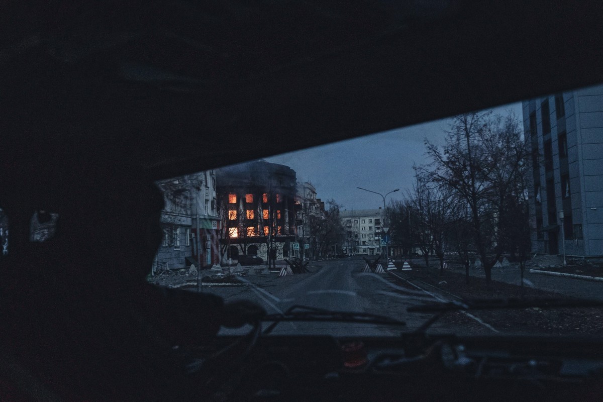 Ukraina, Bachmut, 23 grudnia 2022 r.