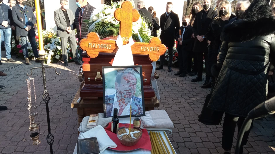Marinko Rokvić sahrana Bežanijsko groblje