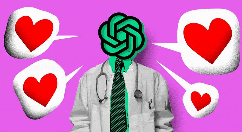 AI bots like ChatGPT might actually replace your doctor — and they'll do a better job of caring for you.Arif Qazi / Insider
