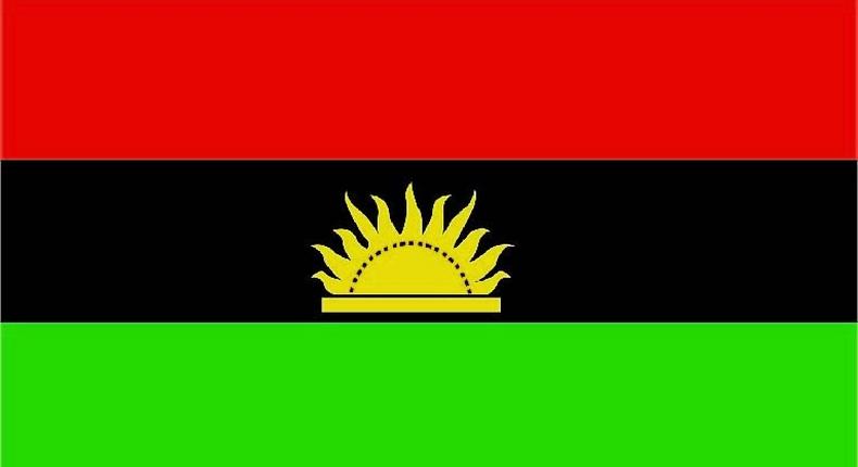 The flag of Biafra 