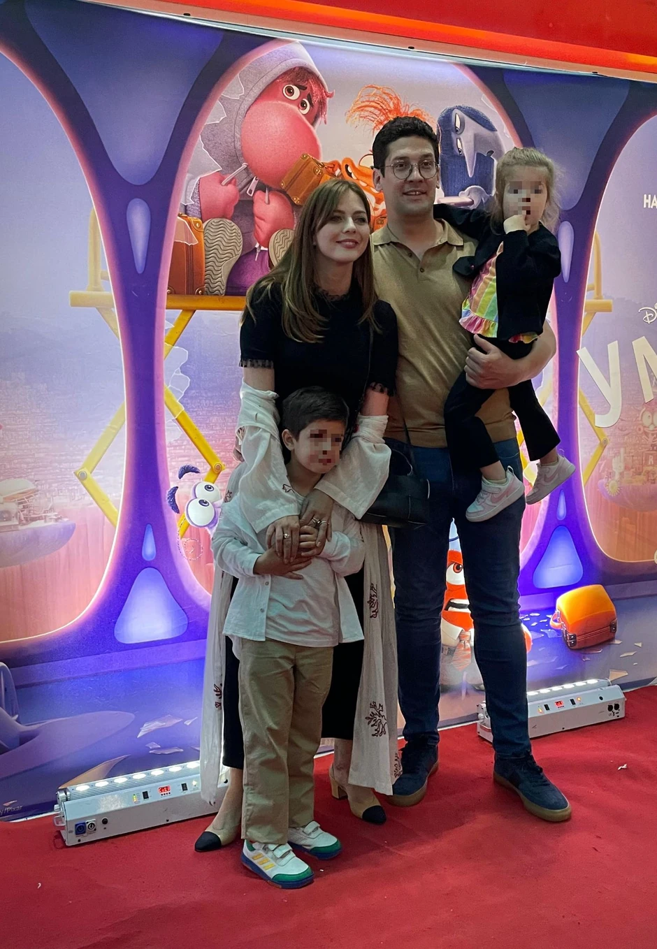 Nina Janković sa porodicom