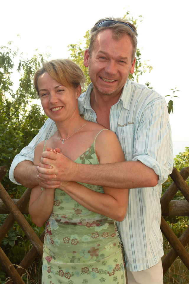 Mirosław Baka z żoną, Joanna Kreft-Baka