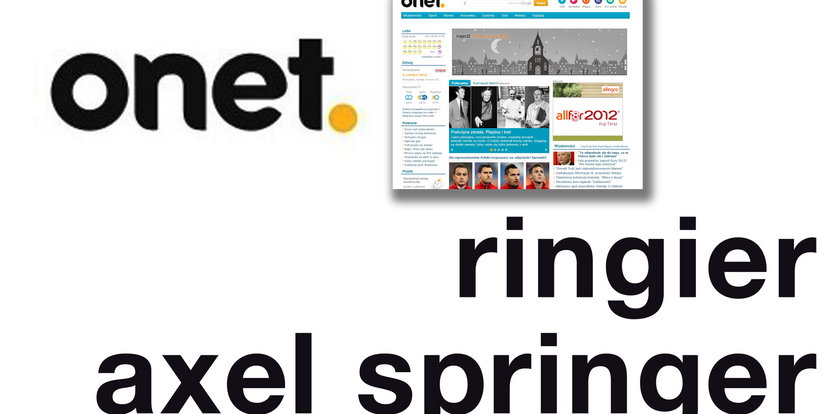 Rignier Axel Springer kupił Onet