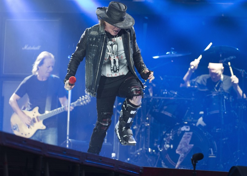 Axl Rose wraca do formy na trasie z AC/DC