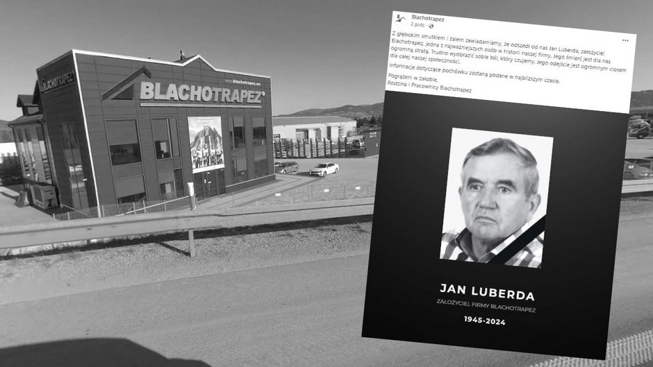 Nie żyje Jan Luberda — podhalański milioner i założyciel firmy Blachotrapez