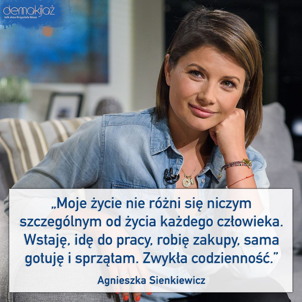 Agnieszka Sienkiewicz w "Demakijażu"