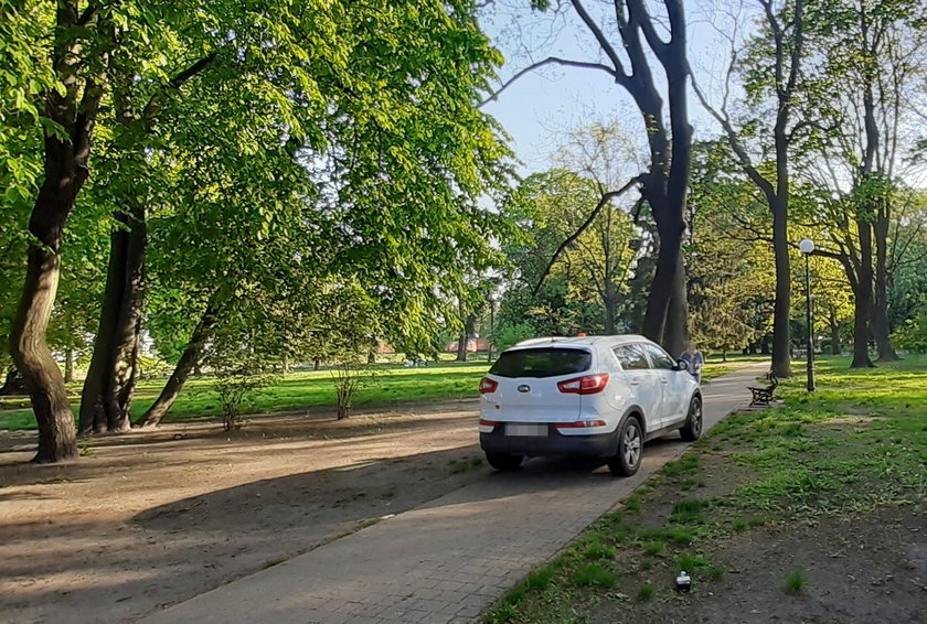 Zielona Łódź! Pomylili park z parkingiem?