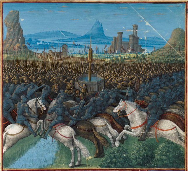 Templariusze brali udział w bitwach podczas krucjat