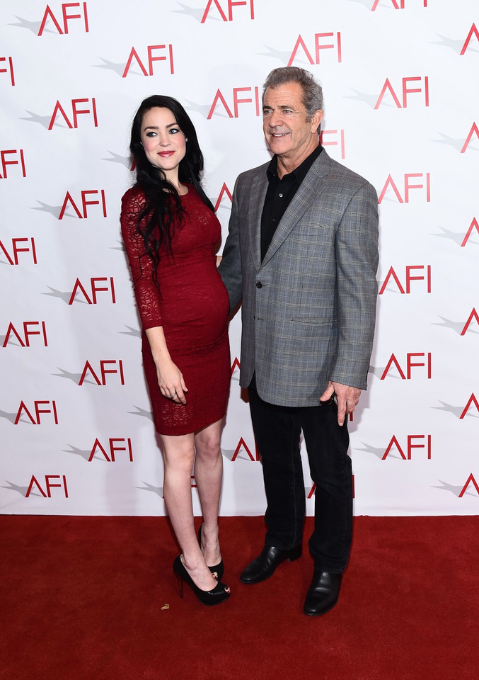 Mel Gibson i Rossalin Ross na rozdaniu AFI Awards