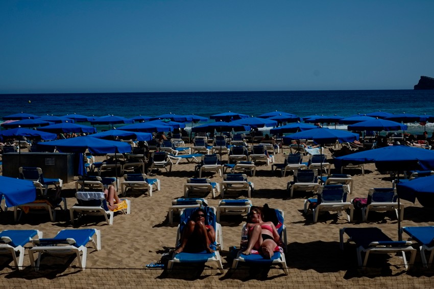 Toplotni talas u Španiji - Benidorm