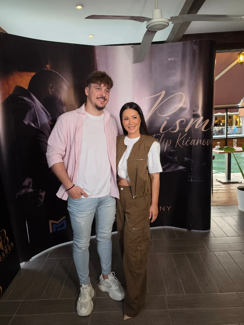 Aleksandra Bursać sa mužem 
