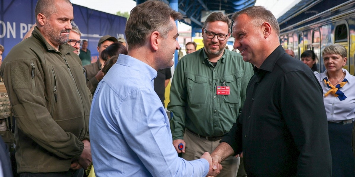 Andrzej Duda w Ukrainie