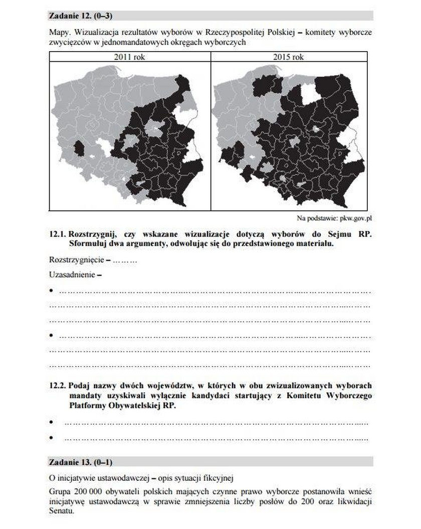 Matura 2017 WOS poziom rozszerzony